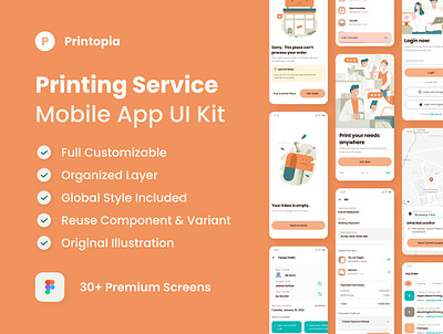 Printopia - Digital Printing Apps android booking app digital ios modern printing printing press