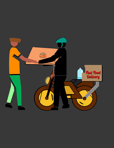 Delivery graphic design