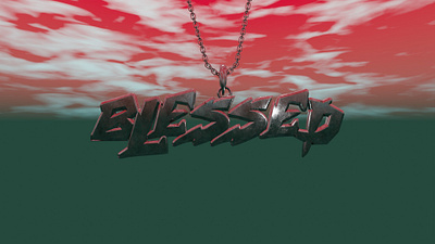 Blessed Chain 3d animation chain modeling motion motion graphics silver