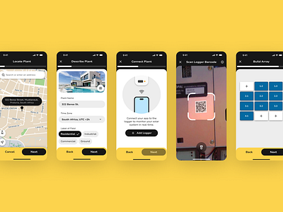 Seamless Compatibility & Setups app design digital electricity energy installation ios iphone mobile modal monitoring setup solar sustainability system ui ui design uiux ux