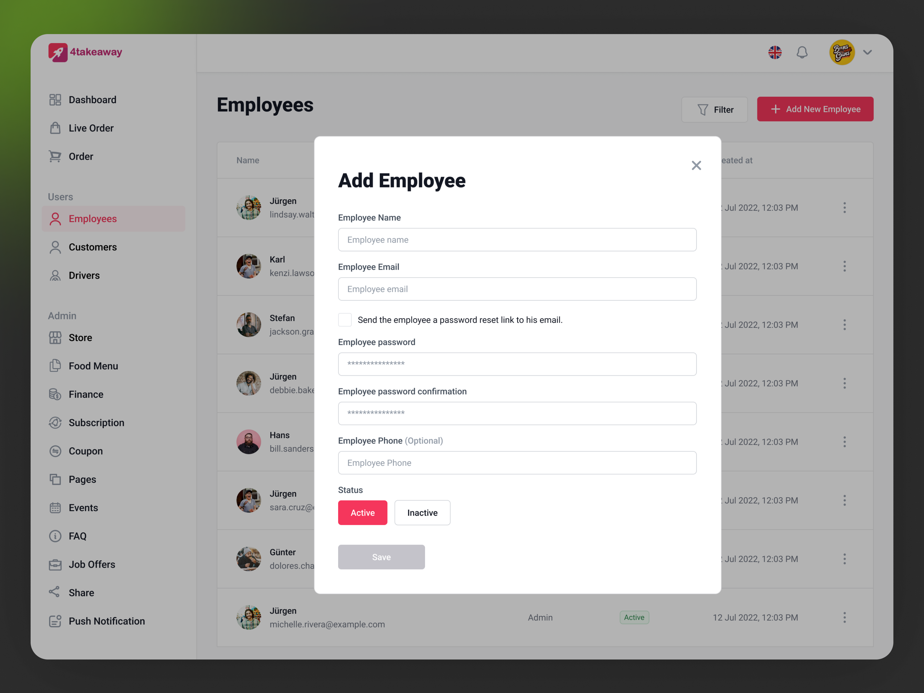 Dashboard Design for Employees by Daniel Barr for Luminalogik on Dribbble