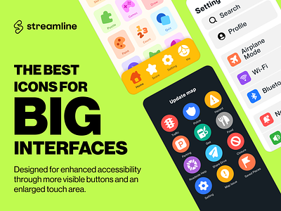 Icons for Large UI Interfaces accessibility app big design flat icons large minimal plump sharp streamline streamlinehq ui vector