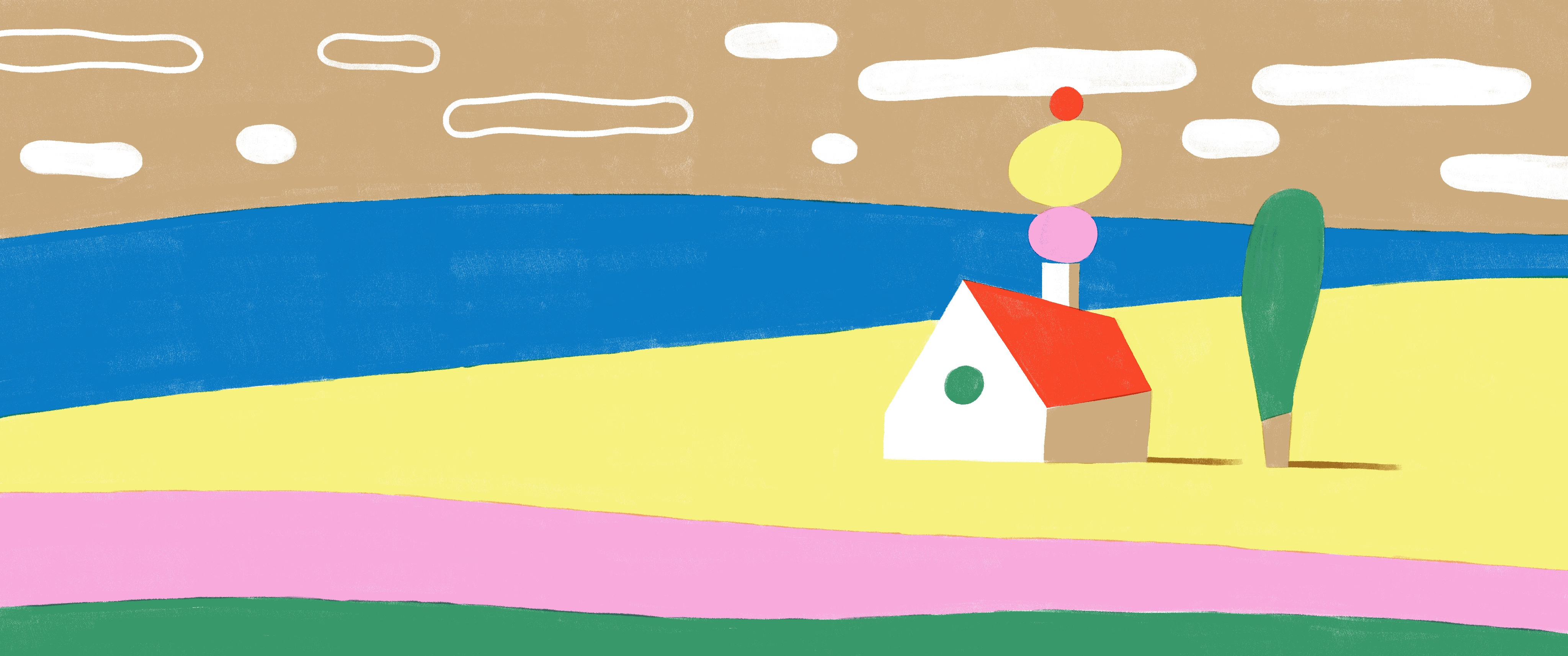 This little house branding childrens book design editorial graphic design illustration picture book