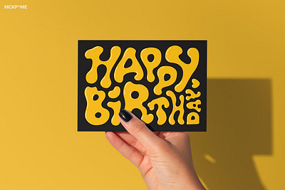 B6A5 greeting card in a hand mockup greeting card in a hand greeting card mockup greeting card template minimalistic mockup mockup set psd mockup smart object mockup trendy mockups
