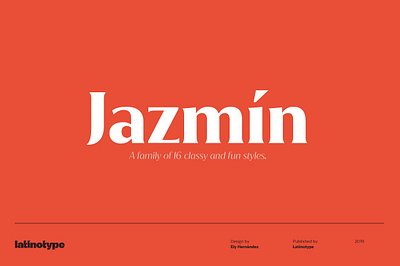 Jazmín Font advertising beauty branding contemporary display editorial elegant fashion headlines humanist jazmín font latinotype legible magazines modern titles