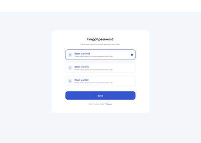 Forgot password screen(component) agency agency website app design case study component design landingpage ui ui screens uiux website