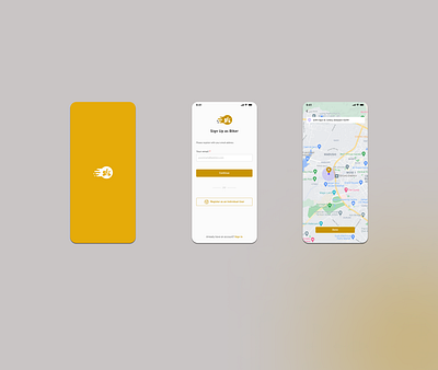 PICA-BIKE app design graphic design ui