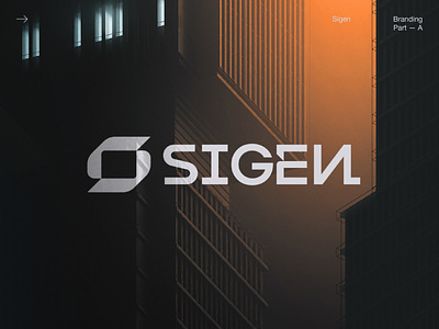 Sigen Logo BrandingㅤPart — A brand identity branding case study esports gaming logo design technology