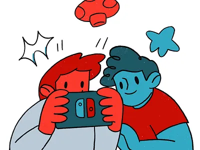 Nintendo fun creative design illustration nintendo procreate switch