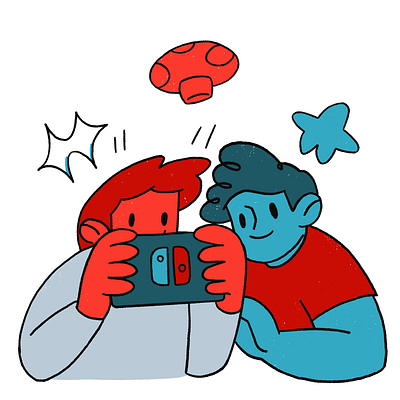 Nintendo fun creative design illustration nintendo procreate switch