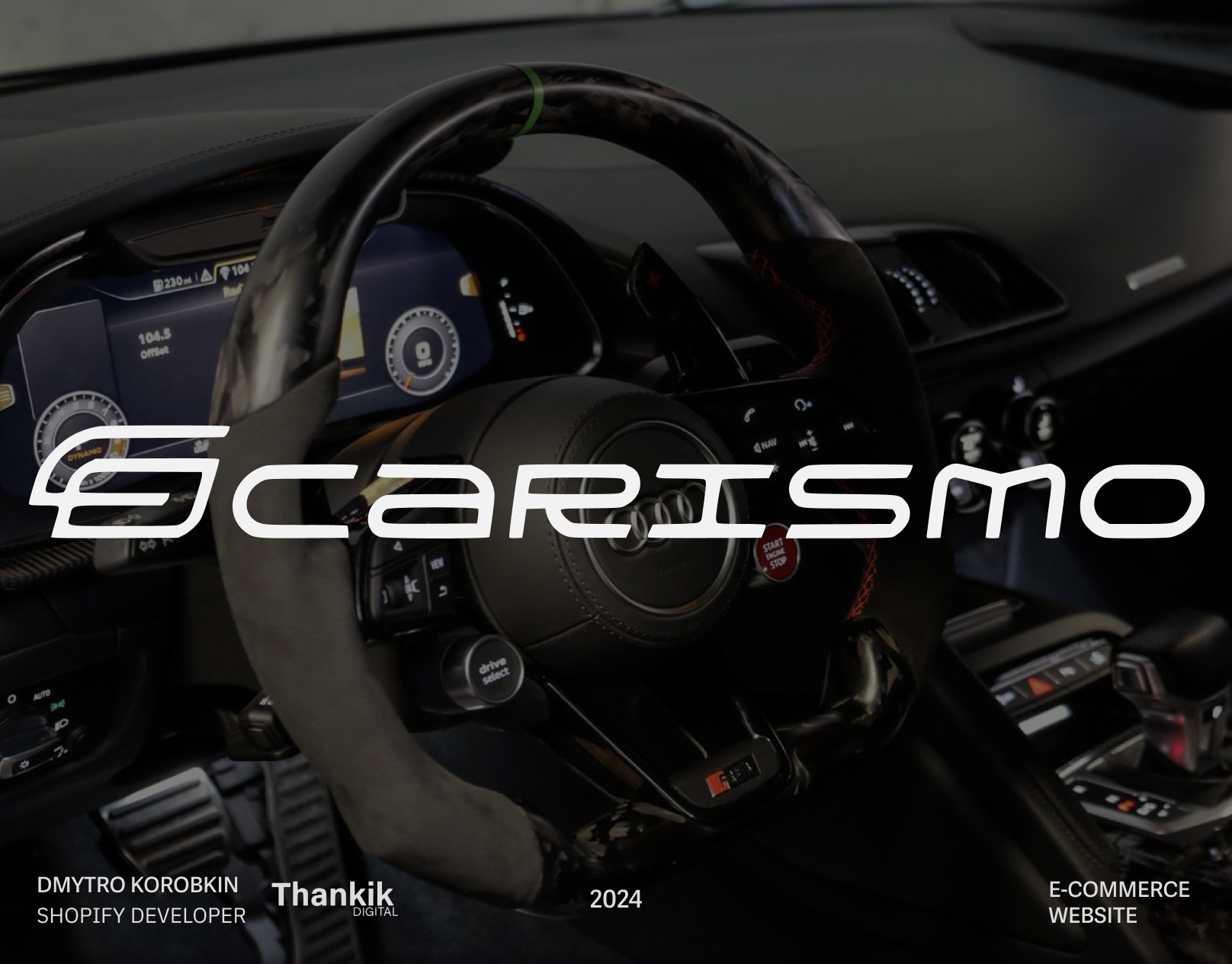 Shopify Store For Luxury Car Steering Wheels custom design design ecommerce ecommerce website figma landing page shopify shopify development shopify store ui web design