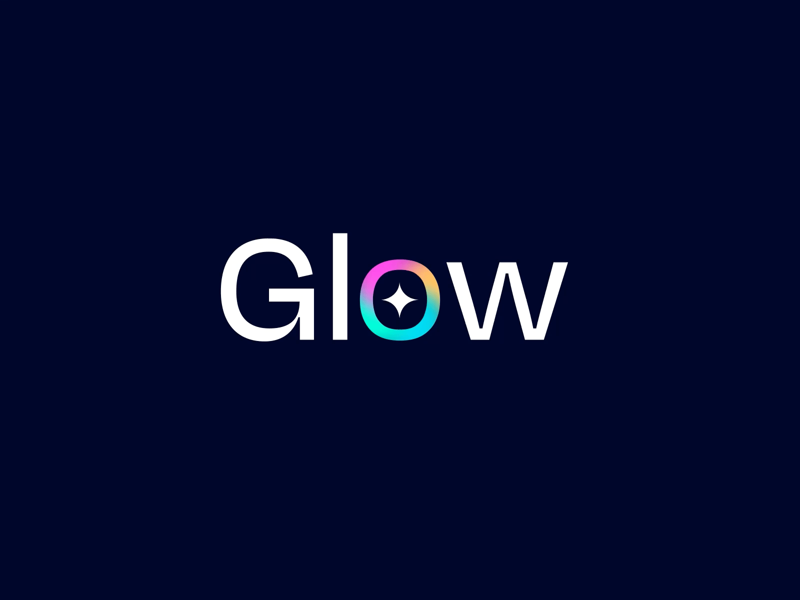 Glow Logo Animation animation branding design glow gradient logo mobile streaming