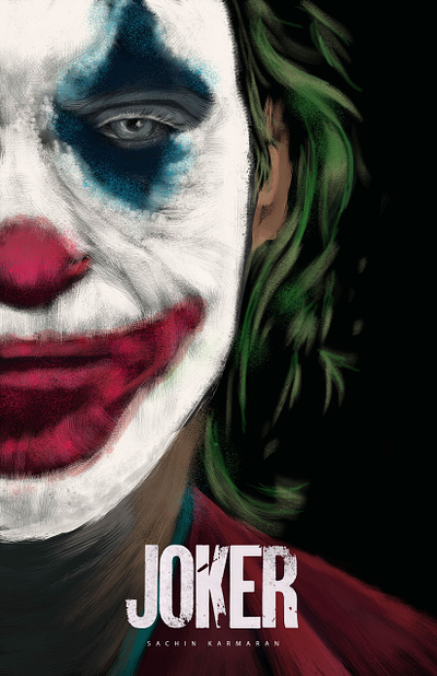 Joker Digital Painting graphic design