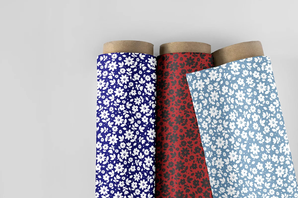 Daisy Pattern Design daisy daisy pattern ditsy flowers fabric design flowers pattern pattern design simple flowers summer flowers surface design textile design