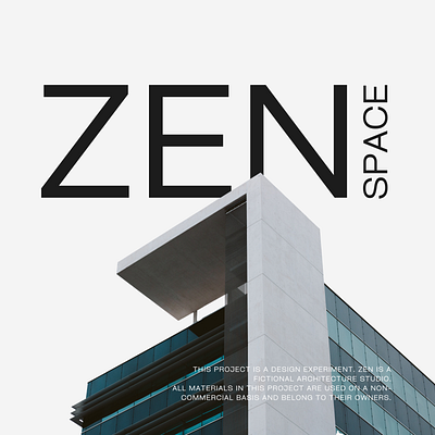 ZEN space architecture studio architecture graphic design ui ux web design website