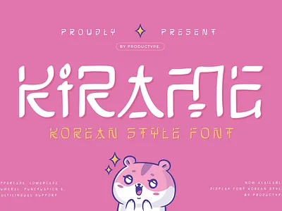 Kirame - Korean Style Font k pop