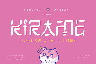 Kirame - Korean Style Font k pop