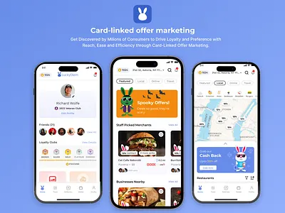 Card-linked offer marketing app design customer engagement figma loyalty program raffle rewards uiux user experience