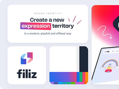 Fill easy my bento with new brand assets bento branding gradient graphic design identity landing logotype ui