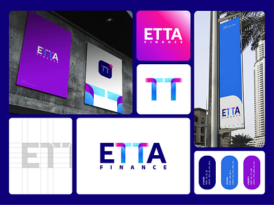 ETTA Finance | Branding blockchain bolt branding colors dynamic energy fast fonts icon innovation lettering logo logotype mark monogram solar t technology timeless web3