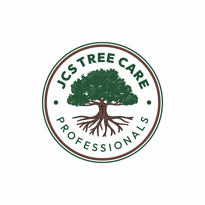 JCS Tree Care Logo branding design graphic design green logo logo logo design logos nature logo tree logo