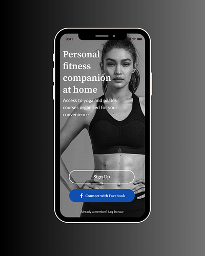 Getfit fitness App app app des branding design graphic design illustration logo ui vector