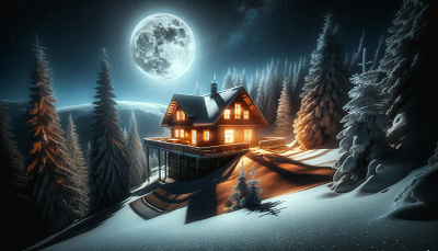 Midnight Snow cozy reading nook frost covered berries frosty morning frozen lake holiday decorations knitted sweater pinecone garland plaid blankets roaring fire snowy footprints snowy landscape snowy mountains snowy owl perched on a branch soft lamplight warm cinnamon rolls