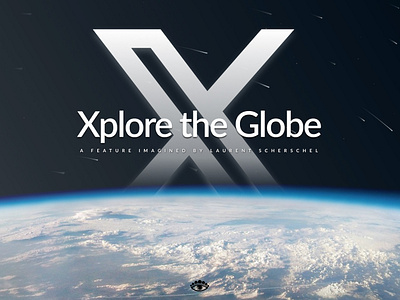 Personal Project : Xplore the globe branding graphic design ui