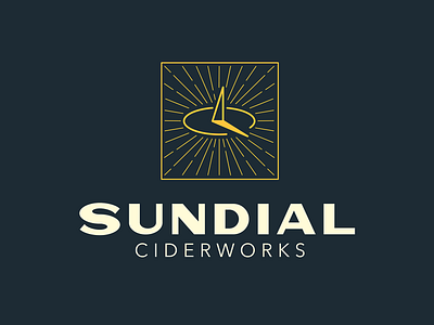 Sundial Ciderworks 3 branding cider ciderworks design graphic design hard cider identity illustration logo mark sundial