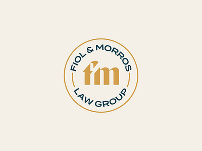 Fiol & Morros Law Group brand brand assets branding concept create creative design graphic design icon identity illusrator illustration logo logo design type typography vector