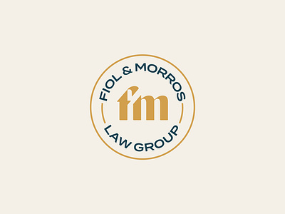 Fiol & Morros Law Group brand brand assets branding concept create creative design graphic design icon identity illusrator illustration logo logo design type typography vector
