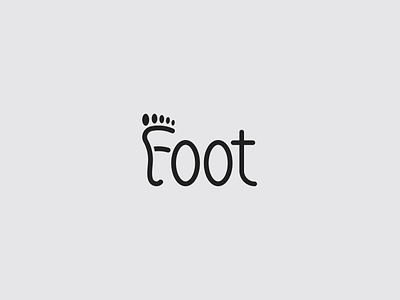 Foot wordmark logo branding creative f logo feet logo foot logo foot step logo foot wordmark logo graphic design logo logo design minimalist modern shoe logo steps logo unique wordmark logo