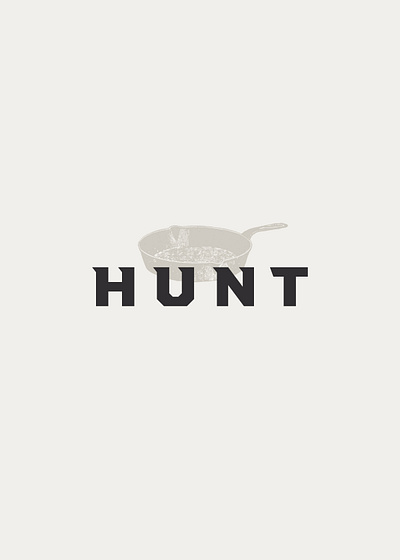 Hunt - Restaurant and Bar Logo bar brand branding camp camping hunt logo restaurant spokane