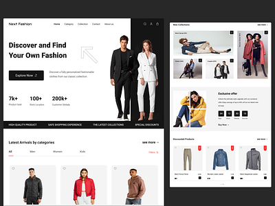 Clothes store clothes clothes store design ecommerce ecommerce website fashion store ui ux web web design