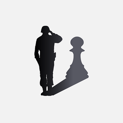Soldier Logo chess logo pawn soldier