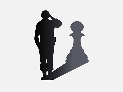 Soldier Logo chess logo pawn soldier