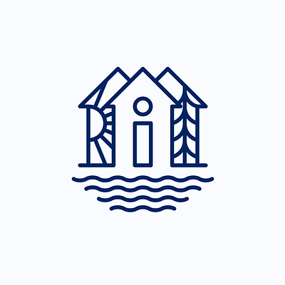 House Logo house logo river sunn tree