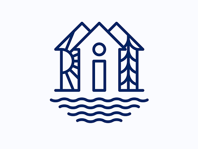 House Logo house logo river sunn tree