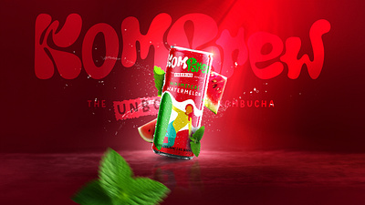 Kombrew | Kombucha Branding can design illustration kombucha logo design packaging soda design visual identity
