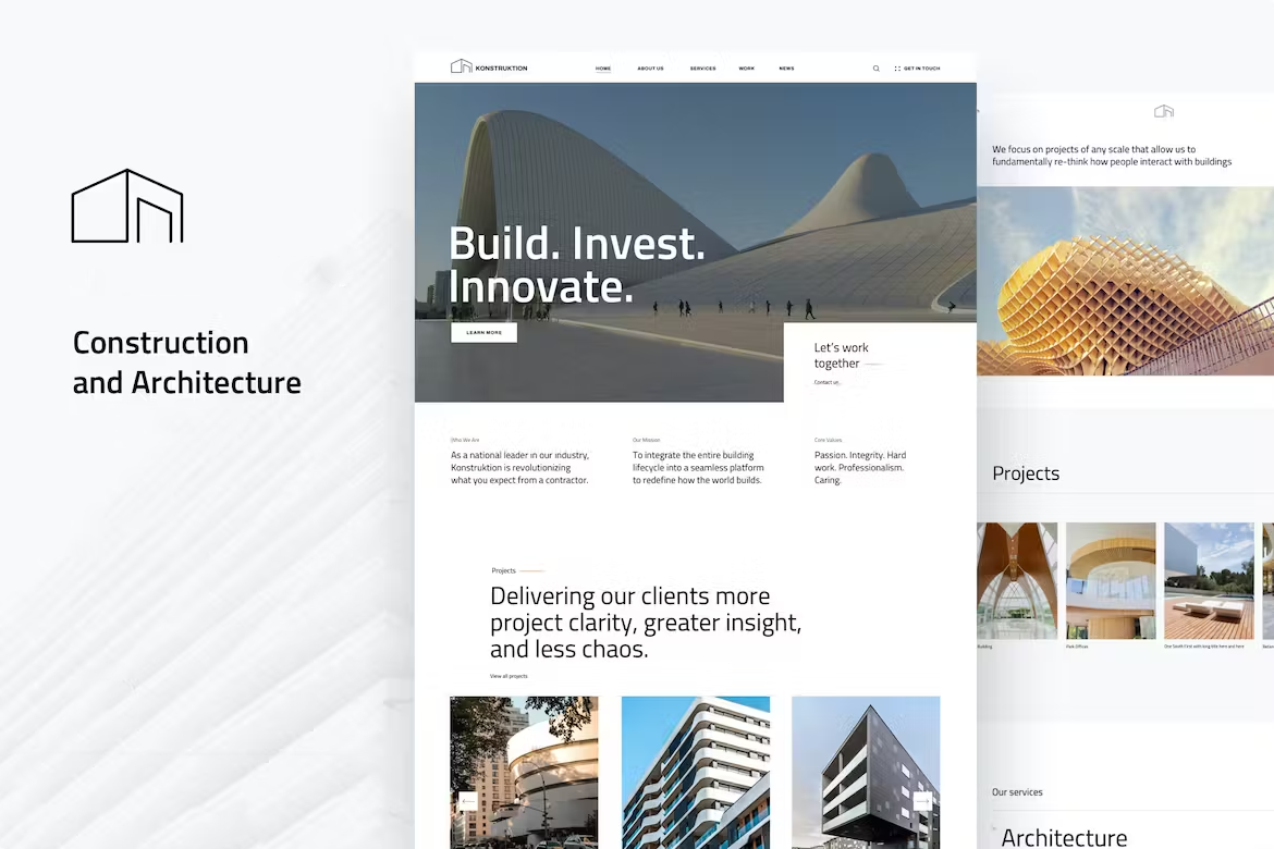 Construction and Architecture by Md Amirul Islam on Dribbble