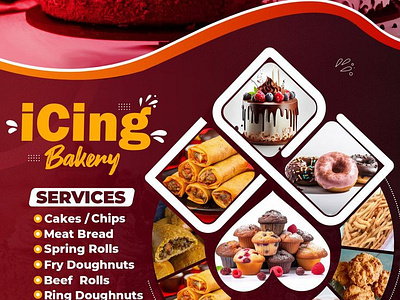 bakery poster/brochure/flyer/pamphlet design bakery desihn brochure design flyer design pamphlet design poster design