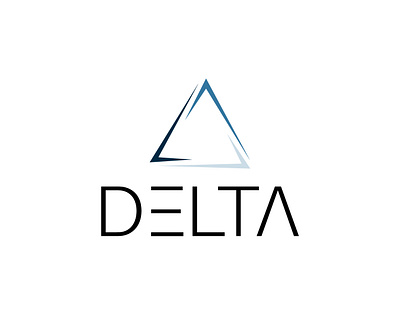DELTA Geometric Logo branding dailylogochallenge design graphic design logo typography vector