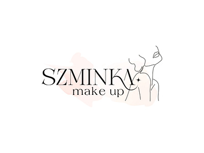 Szminka make up branding logo logo design