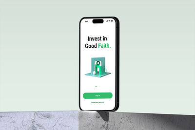 Faith-Based Investment Mobile App app invest mobile stock uiux