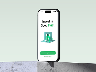Faith-Based Investment Mobile App app invest mobile stock uiux