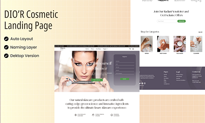 Landing Page Web UI app app des branding design graphic design illustration logo ui ux vector