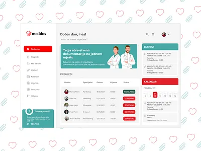 Doctors appointments app app design desktop app desktop design health app medical medication modern app product design reminder ui ux uxui