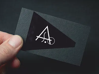 Minimalistic business card blackwhite branding business card graphic design logo