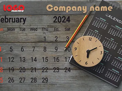 Calendar design branding calendar graphic design logo