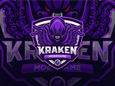 Kraken Mobagame | Mascot Design branding design esport esports logo game gaming graken logo illustration kraken logo mascot mascotlogo octopus sport squid